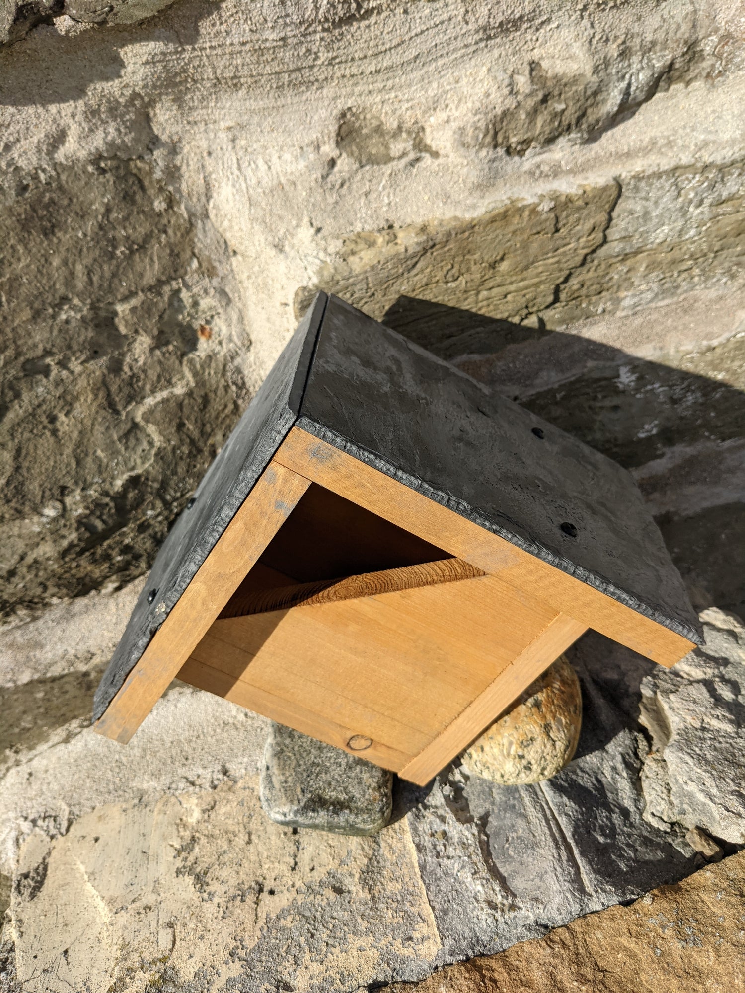 Johnston and Jeff Robin Nest box as viewed from above